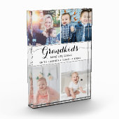 グランドギフトコラージュ写真ブロックを作る孫 フォトブロック (左)