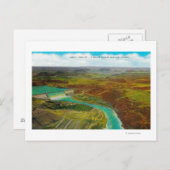 グランドクーリーダムの空中表示 ポストカード (正面/裏面)