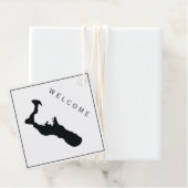 グランドケイマンウェルカムバッグギフト結婚ラベルズウィークエンド フェイバータグ (インサイチュ)