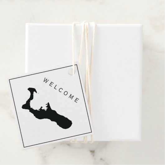 グランドケイマンウェルカムバッグギフト結婚ラベルズウィークエンド フェイバータグ (インサイチュ)