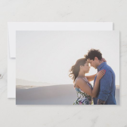 グランドケイマンビーチデスティネーション結婚式 セーブザデート (裏面)