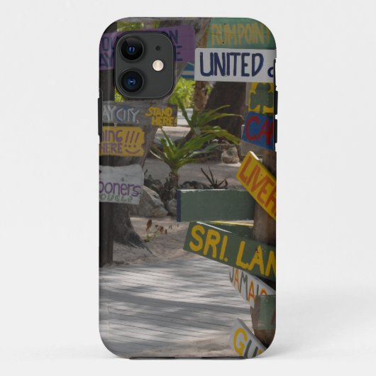 グランドケイマン島ラムポイントの標識 Case-Mate iPhoneケース (裏面)
