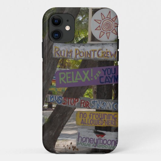 グランドケイマン島ラムポイントの標識 Case-Mate iPhoneケース (裏面)