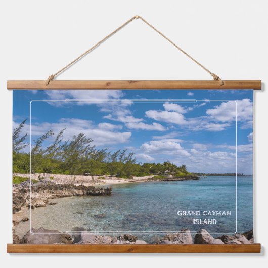 グランドケイマン島 吊り下げ型タペストリー (正面)