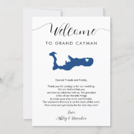 グランドケイマン結婚マップのウェルカムレター日程