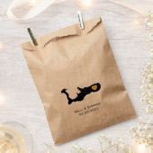 グランドケイマン結婚式の引き出物トリートサックス、抱き枕 フェイバーバッグ (クリップ留めされた状態)