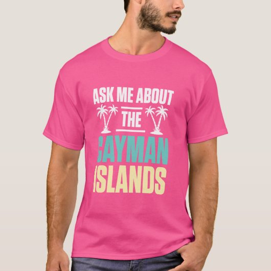 グランドケイマン諸島 Tシャツ (正面)