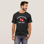 グランドケイマン2020ダイビング国旗 Tシャツ (正面フル)