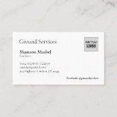 グランドサービス造園ガーデニングガーデナー 名刺 (裏面)