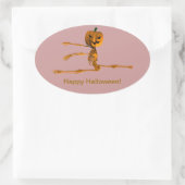 グランドジェテバレエ団の位置 楕円形シール (バッグ)