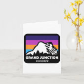 グランドジャンクションコロラドスキースノーボードファミリー カード (黄色い花)