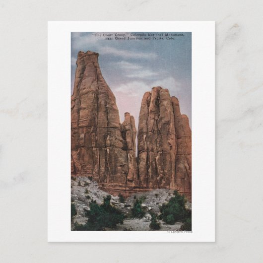 グランドジャンクションCO - View of CO National Monument ポストカード (正面)