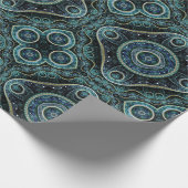 グランドジュリ王室のアンフラクタルマンダラパターン ラッピングペーパー (角)
