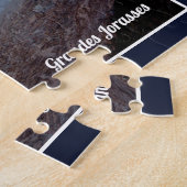 グランドジョラスモンブランマスシフランスのフアルプス ジグソーパズル (側面)