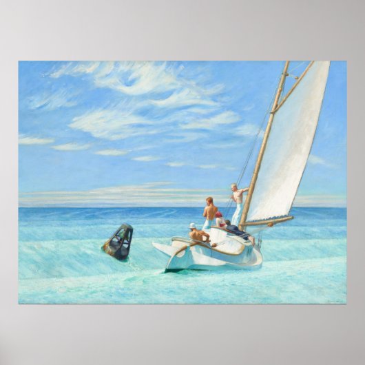 グランドスウェル – エドワードホッパーファインアートポスター ポスター (正面)