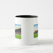 グランドスタンドアットトラックのレースグランドビュー マグカップ (中央)