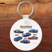 グランドスポーツコルベット1963, 1996, 2010 キーホルダー (正面)