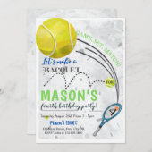 グランドスラム特別な誕生日招待カード (正面/裏面)