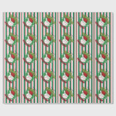 グランドスラム野球クリスマス ラッピングペーパー (フラット)