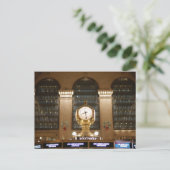 グランドセントラルステーションクロック(ニューヨーク) ポストカード (スタンド正面)