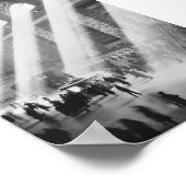 グランドセントラルステーションブラック&ホワイトヴィンテージ ポスター (角)