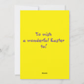 グランドソンズイースターのグリーティングカード シーズンカード (裏面)