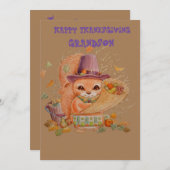 グランドソンズサンクスギビングあいさつカード シーズンカード (正面/裏面)