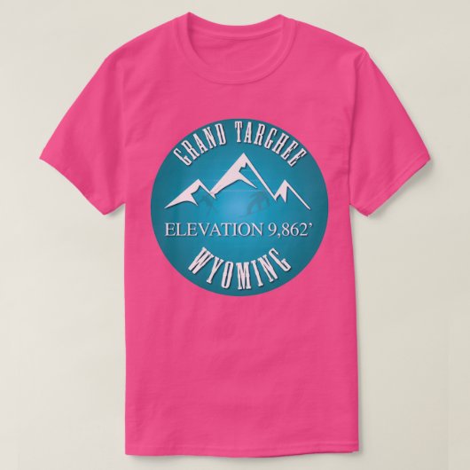 グランドタルジェワイオミンスキースノーボードスキージャッコーン Tシャツ (デザイン正面)