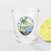 グランドタークタークスアンドカイコスヴィンテージ ショットグラス (正面)