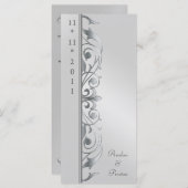 グランドダチェスシルバースクロール結婚式 プログラム (正面/裏面)