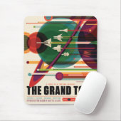 グランドツアー-レトロNASA旅行ポスターマウスパッド マウスパッド (マウス)