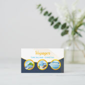 グランドツアー |旅行代理店列車バスボート 名刺 (スタンド正面)