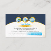 グランドツアー |旅行代理店列車バスボート 名刺 (裏面)