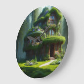 グランドツリーハウスクロック ラージ壁時計 (傾斜)