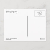 グランドティトン国立公園 ポストカード (裏面)