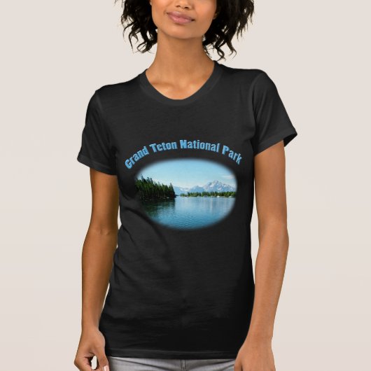 グランドティートン国立公園の風景写真 Tシャツ (正面)