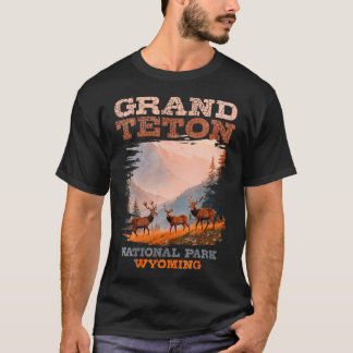 グランドティートン国立公園 Tシャツ