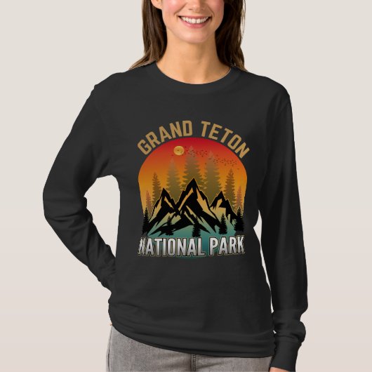 グランドティートン国立公園 Tシャツ (正面)