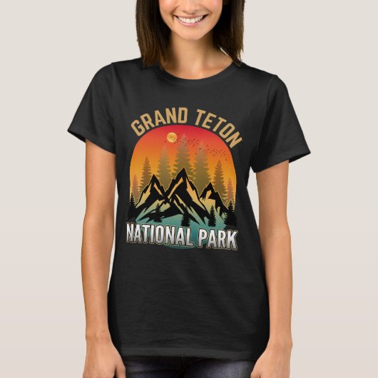 グランドティートン国立公園 Tシャツ (正面)