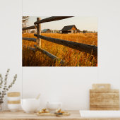 グランドテトンのファームハウス及びレールフェンス ポスター (キッチン)