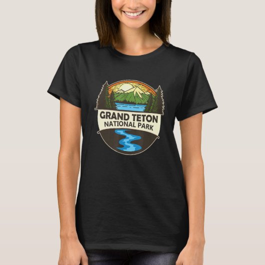 グランドテトンアメリカ国立公園 Tシャツ (正面)