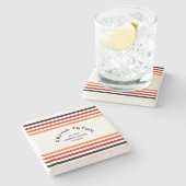 グランドテトンキャビンカスタムクラブCRESTパークストライプ ストーンコースター (横)