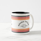 グランドテトンキャビンカスタムクラブCRESTパークストライプ ツートーンマグカップ (正面右)