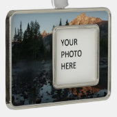 グランドテトンサンライズアットコットンウッドクリーク シルバープレートフレームオーナメント (右)