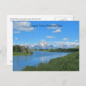 グランドテトンズシーニックビューポストカード ポストカード (正面/裏面)