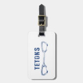 グランドテトンズ登山クイックドロー ラゲッジタグ (正面縦)