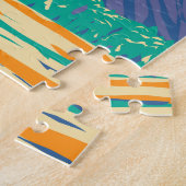 グランドテトンナショナルパークイン春ヴィンテージ ジグソーパズル (側面)