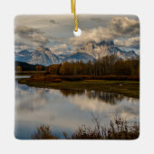 グランドテトンナショナルパークイン秋 セラミックオーナメント (正面)