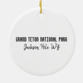 グランドテトンナショナルパークオーナメント セラミックオーナメント (裏面)