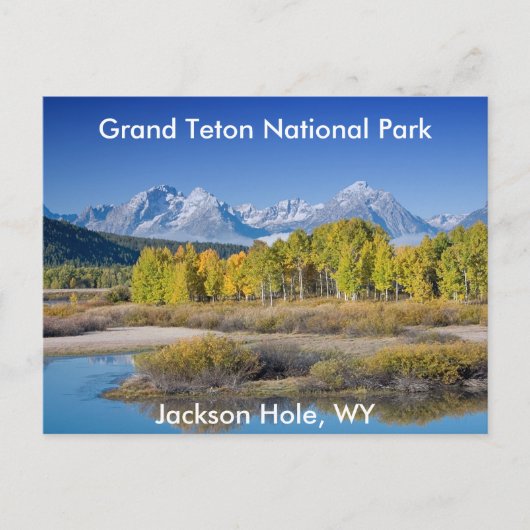 グランドテトンナショナルパークシリーズ6 ポストカード (正面)